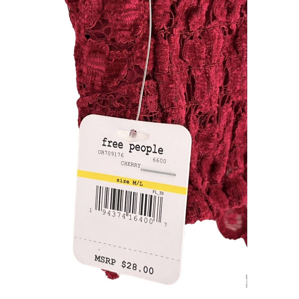 Intimately Free People Lace Cropped Bra Cami Tank Top Adjustable Straps … - Picture 4 of 11